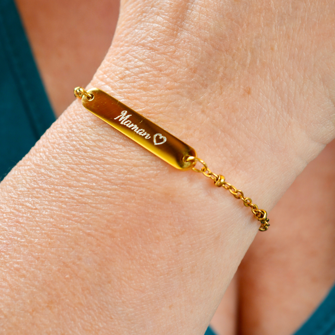 Bracelet personnalisé gravé Nessa