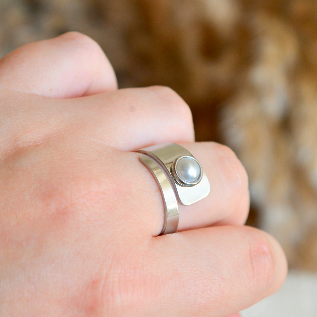 Bague Gina argentée