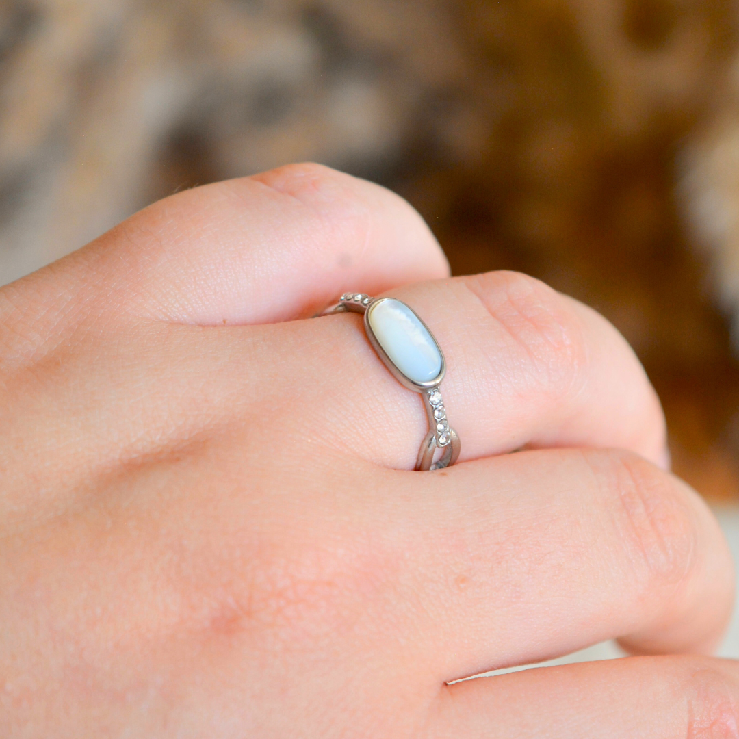 Bague Lolita argentée