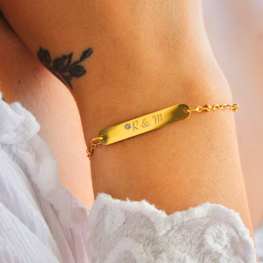 Bracelet personnalisé gravé Nessa