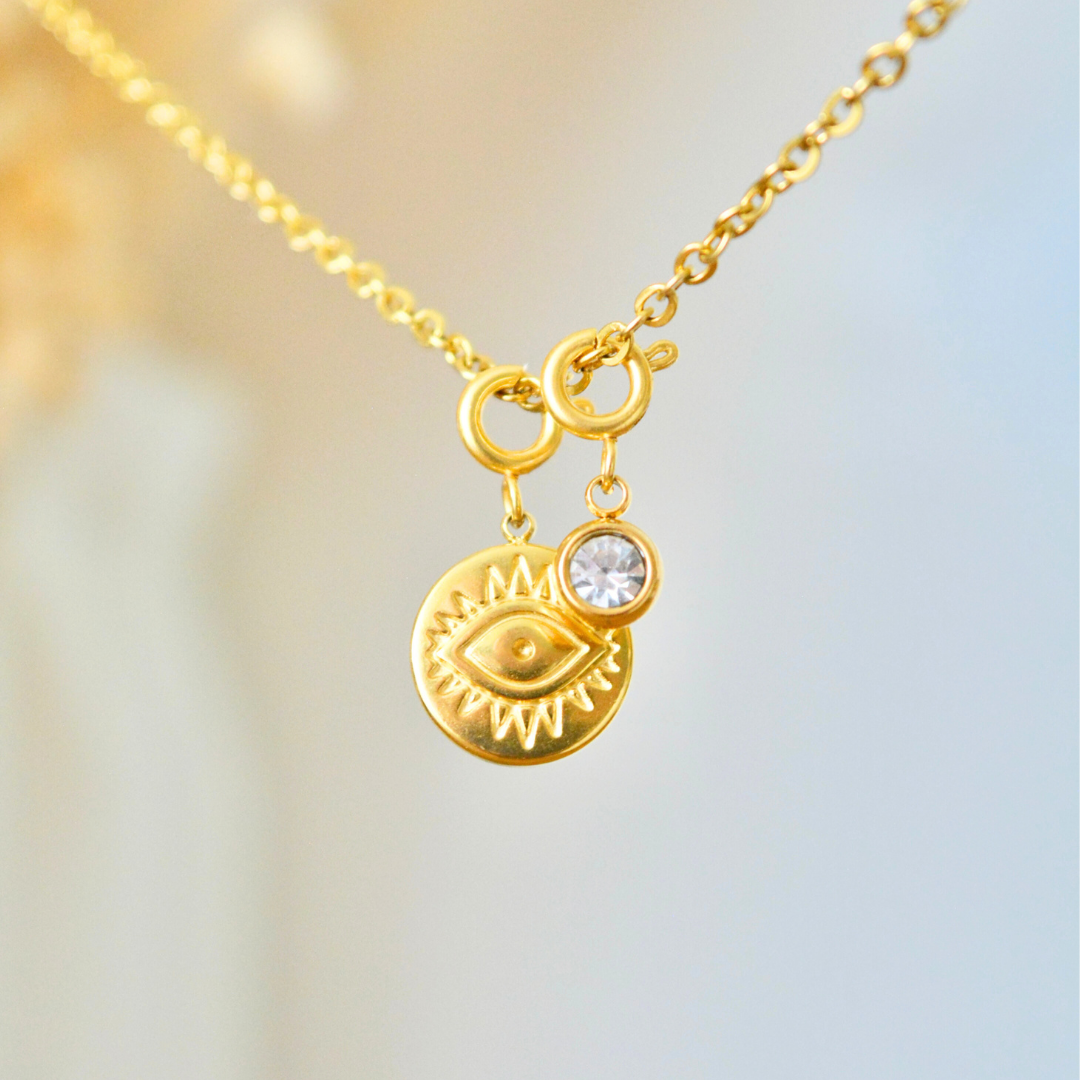 Charm perle et strass