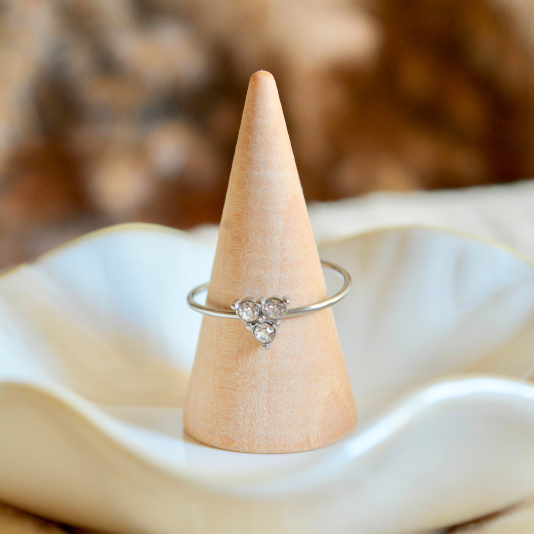 Bague Ana argentée