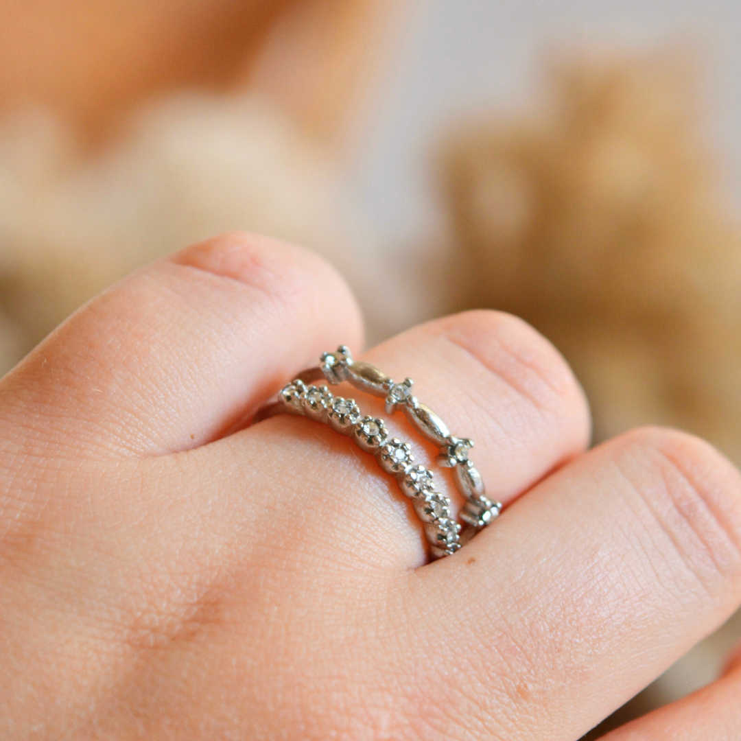 Bague Bella argentée