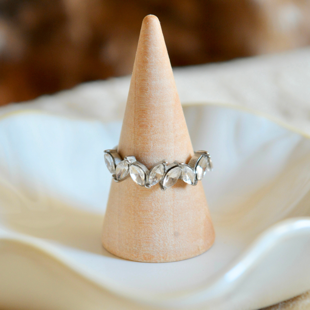 Bague Vanilla argentée