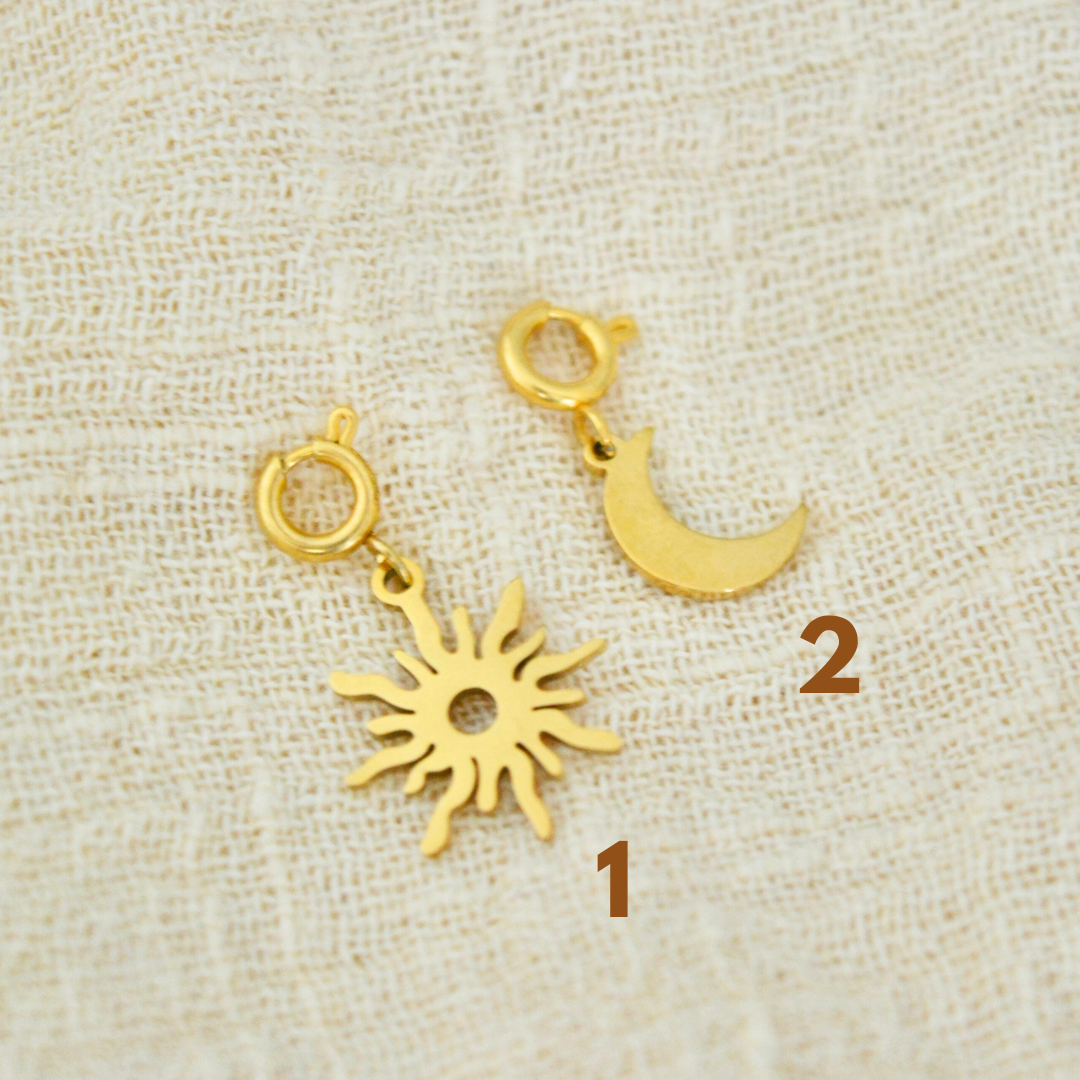 Charm lune et soleil