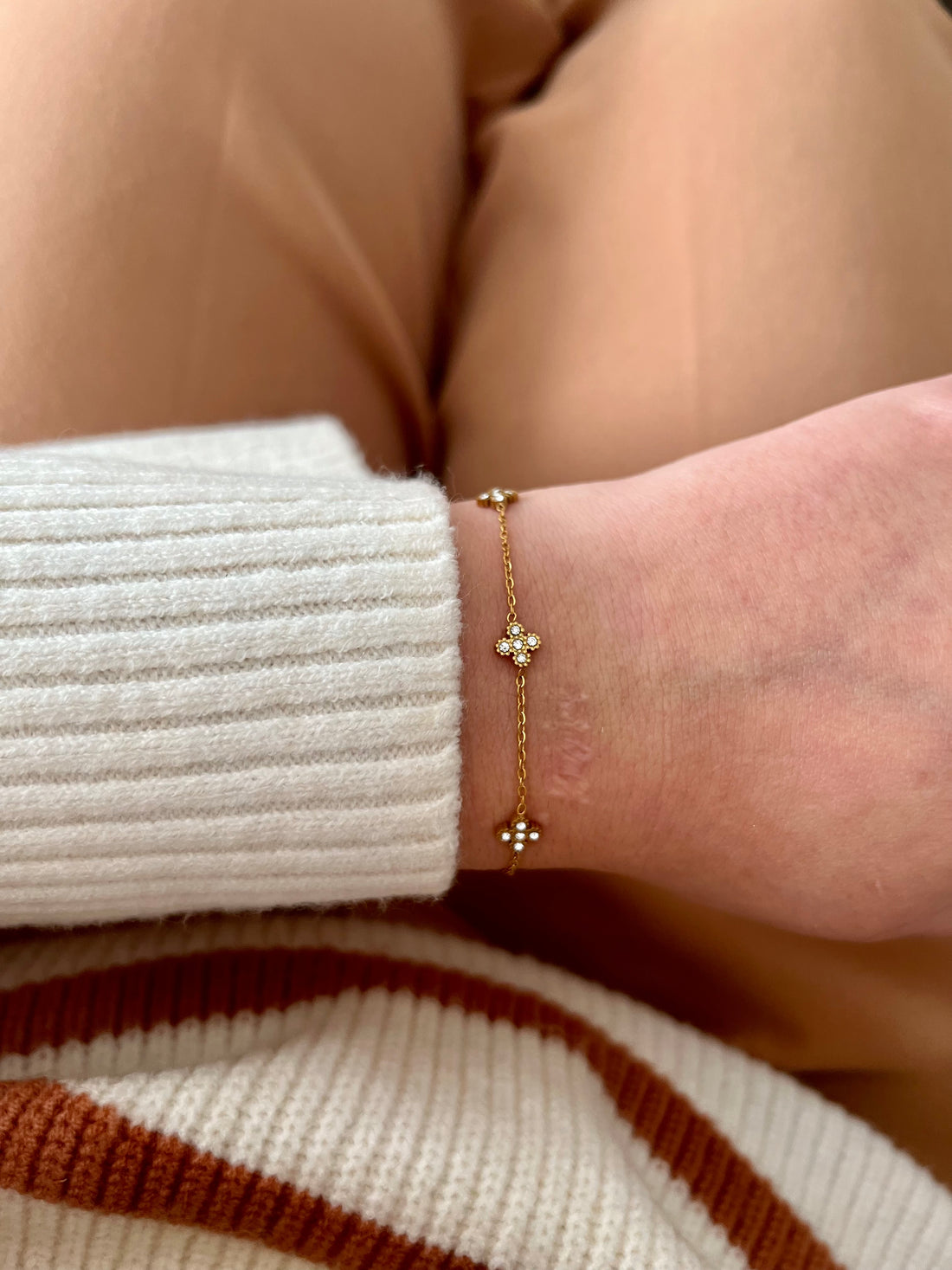 Bracelet Fortuna argenté