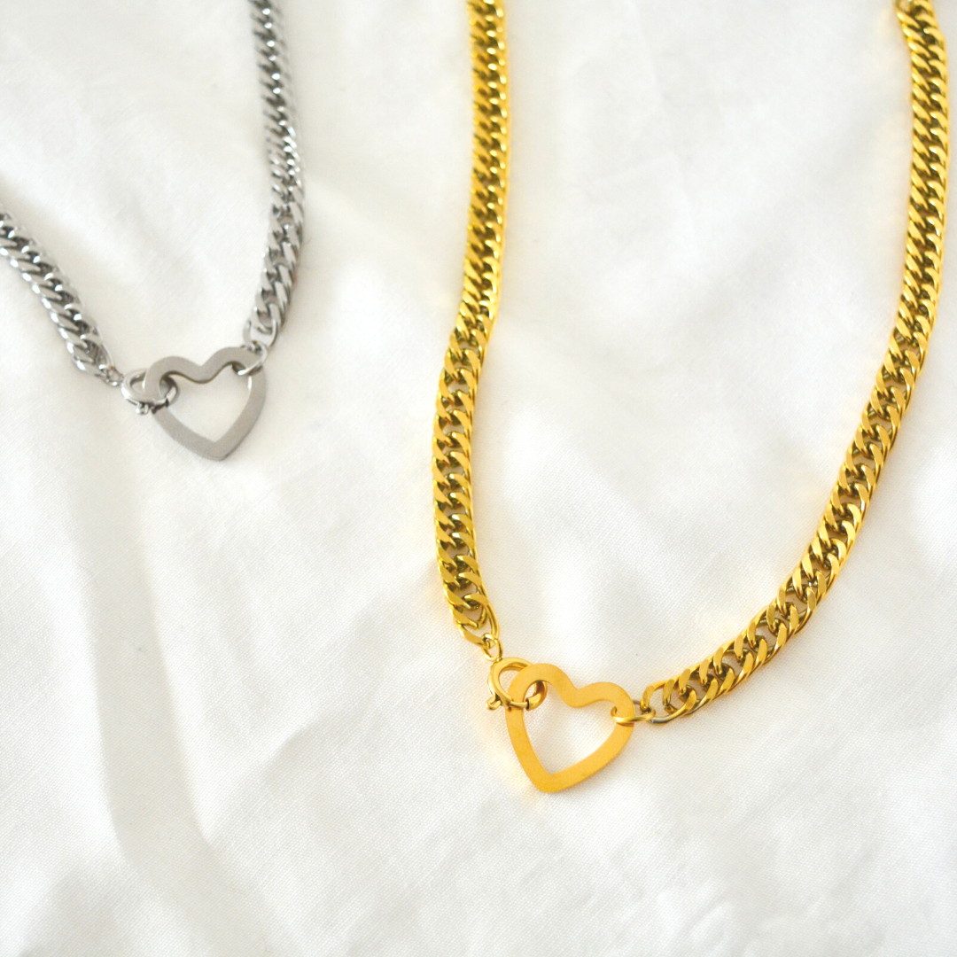 Collier Ana argenté