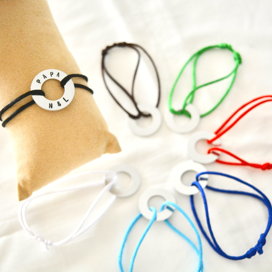 Bracelet cordon personnalisé