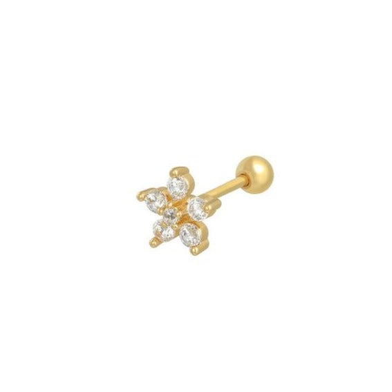 Piercing Lila argenté