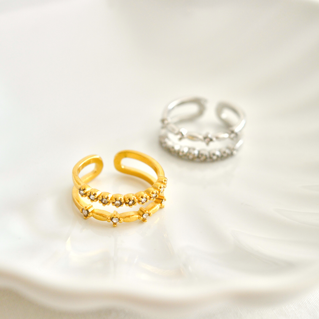 Bague Bella argentée