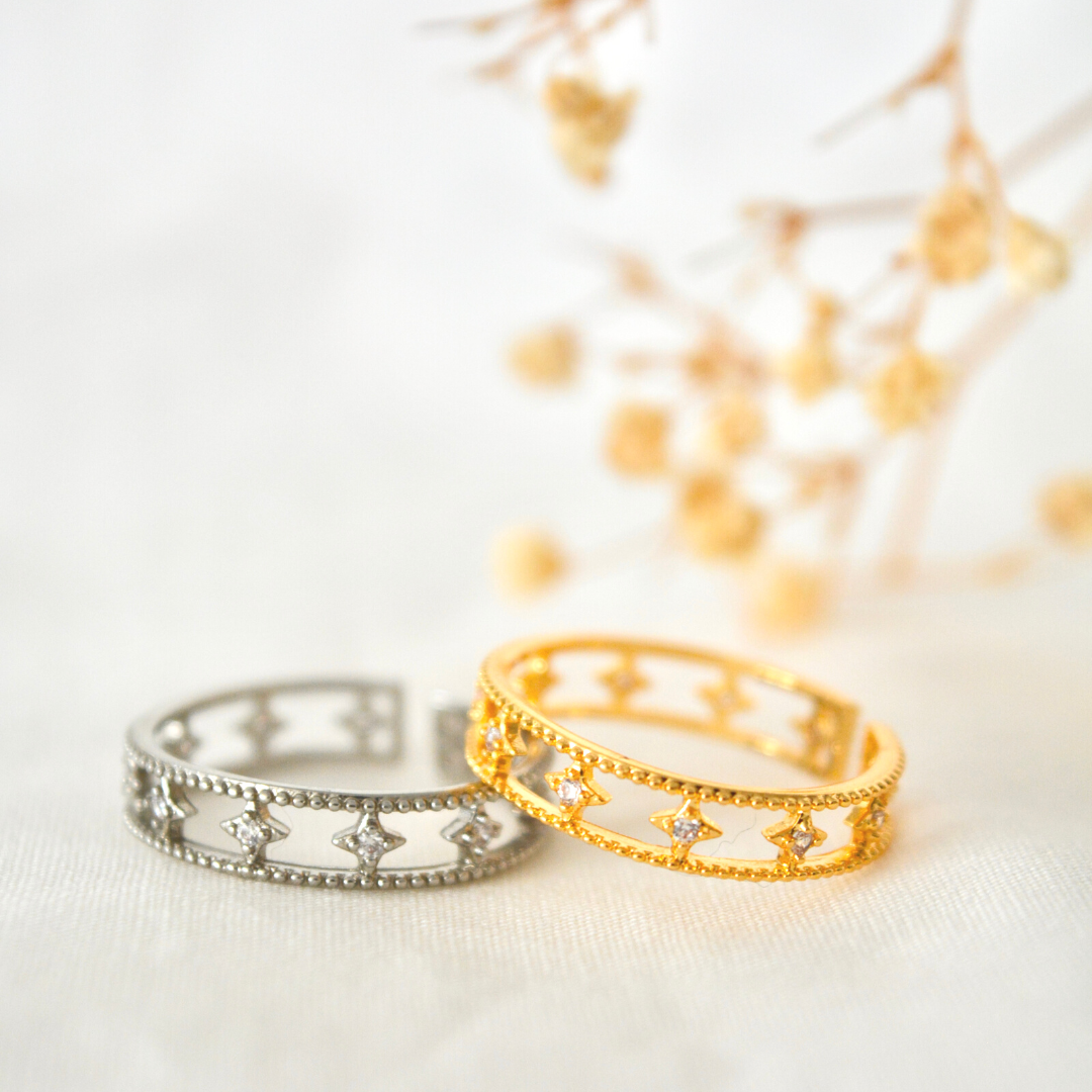 Bague Stella argentée