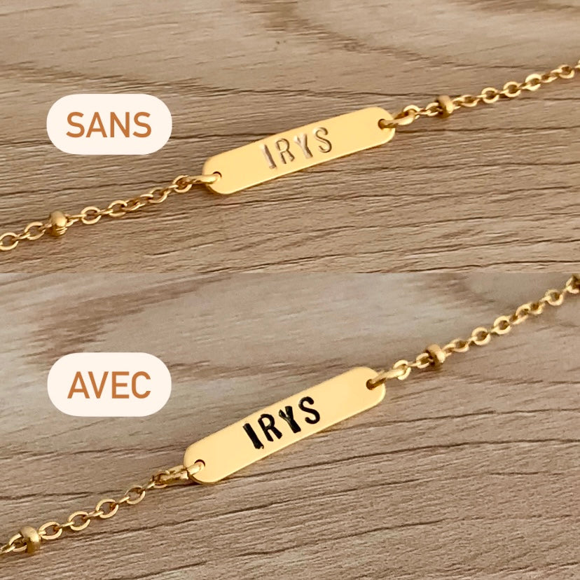 Bracelet cordon personnalisé