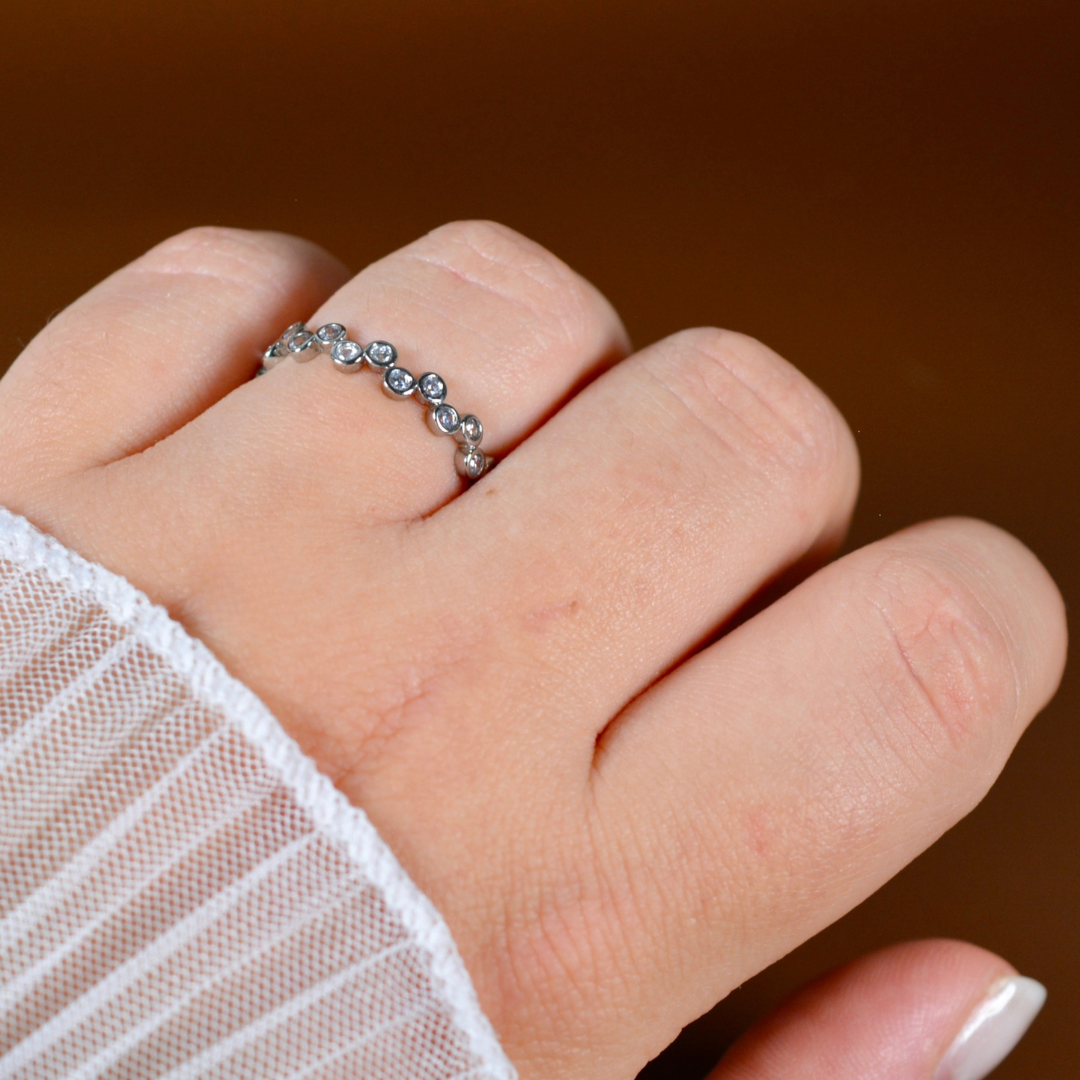 Bague Dina argentée