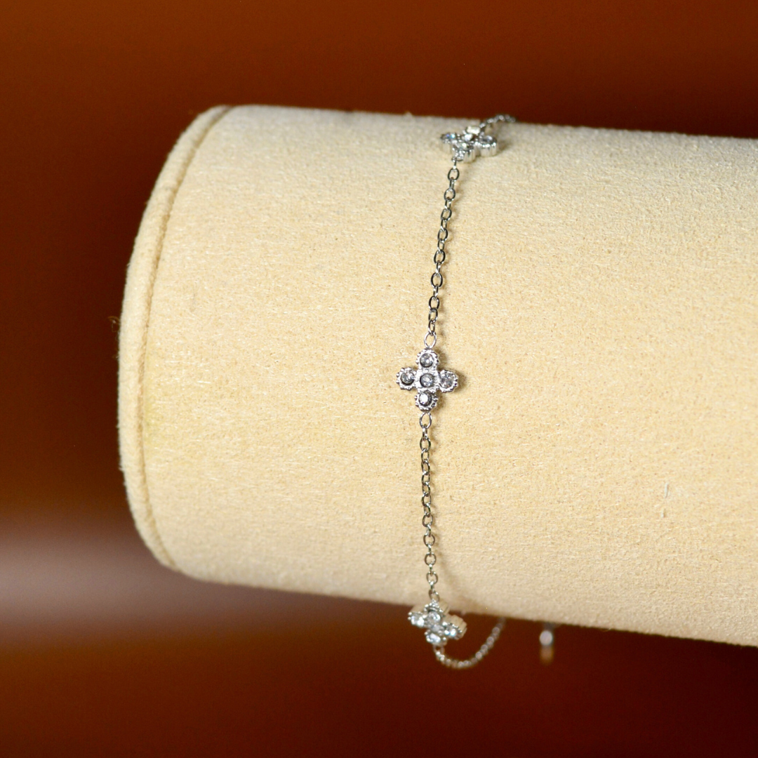 Bracelet Fortuna argenté