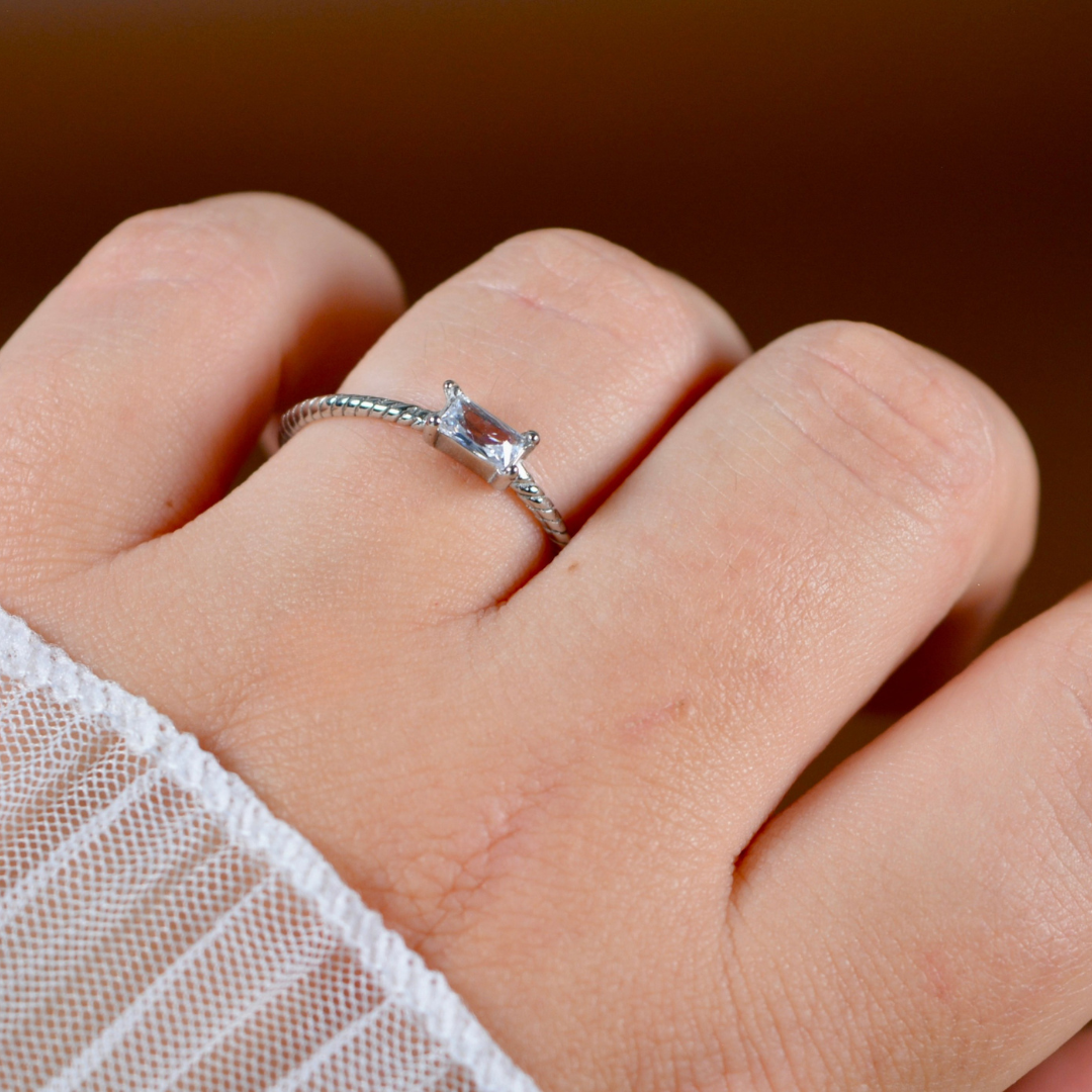 Bague Shana argentée