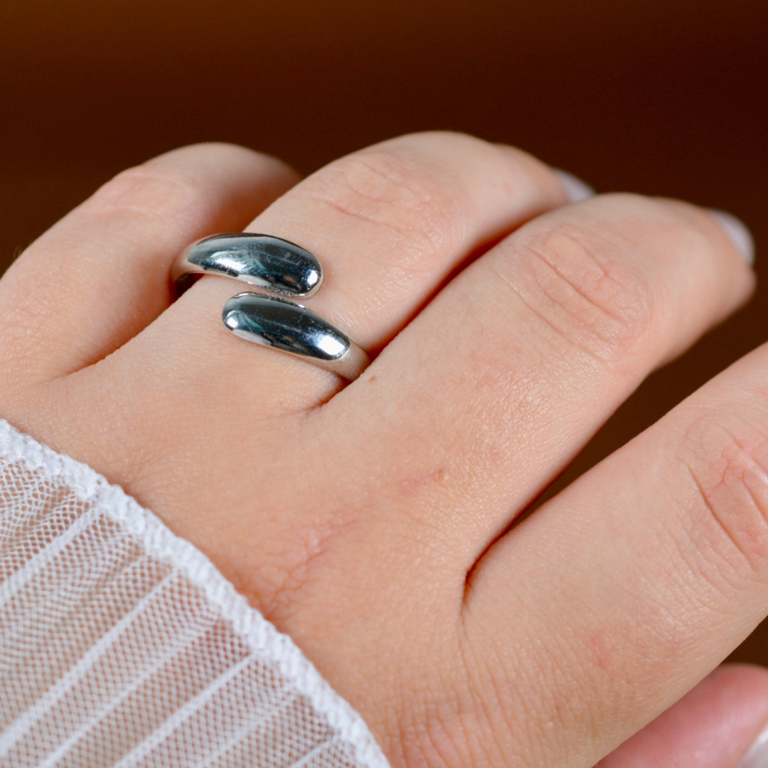 Bague Telma argentée