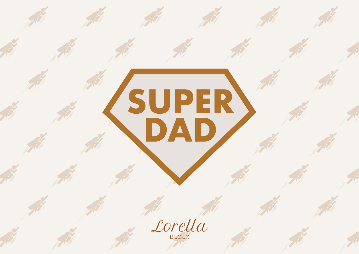 Carte &quot;Super dad&quot;