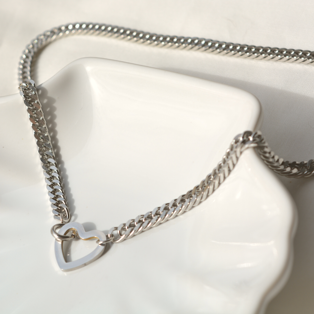 Collier Ana argenté