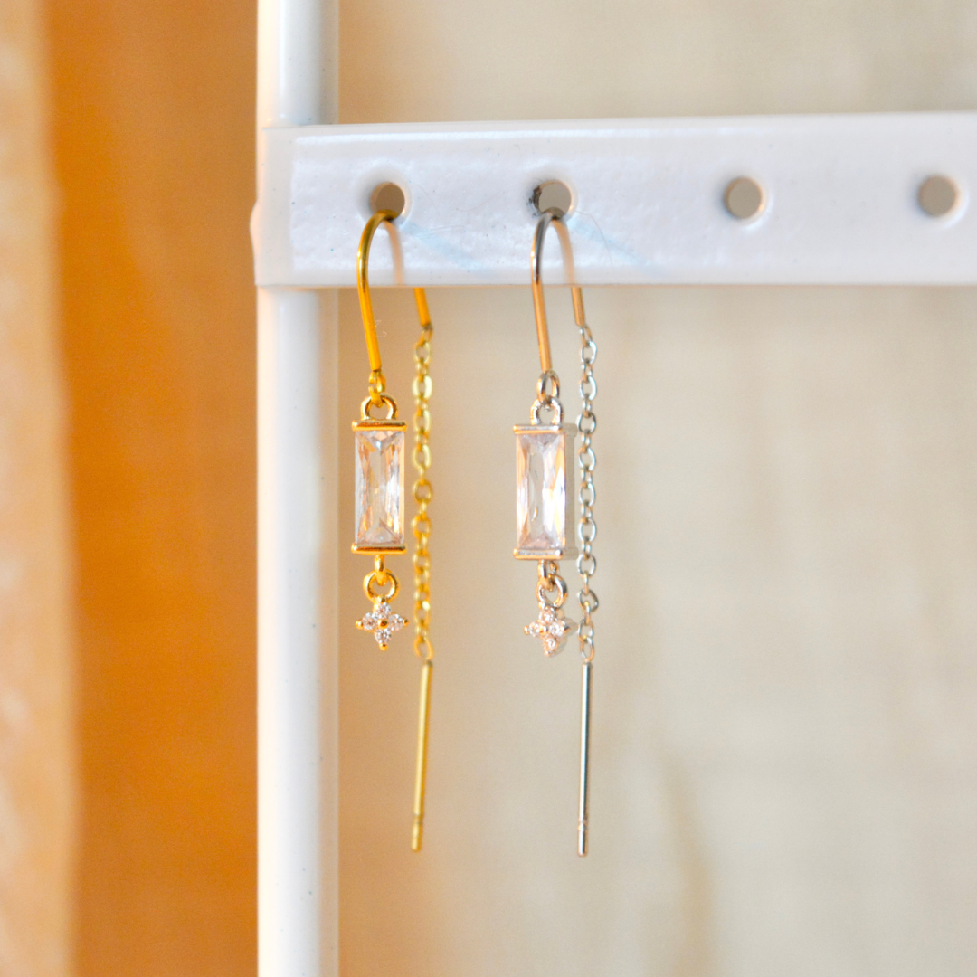 Monoboucle Julia argentée